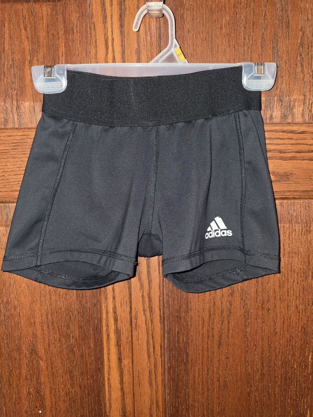 Adidas Kids Black Athletic Bike Shorts